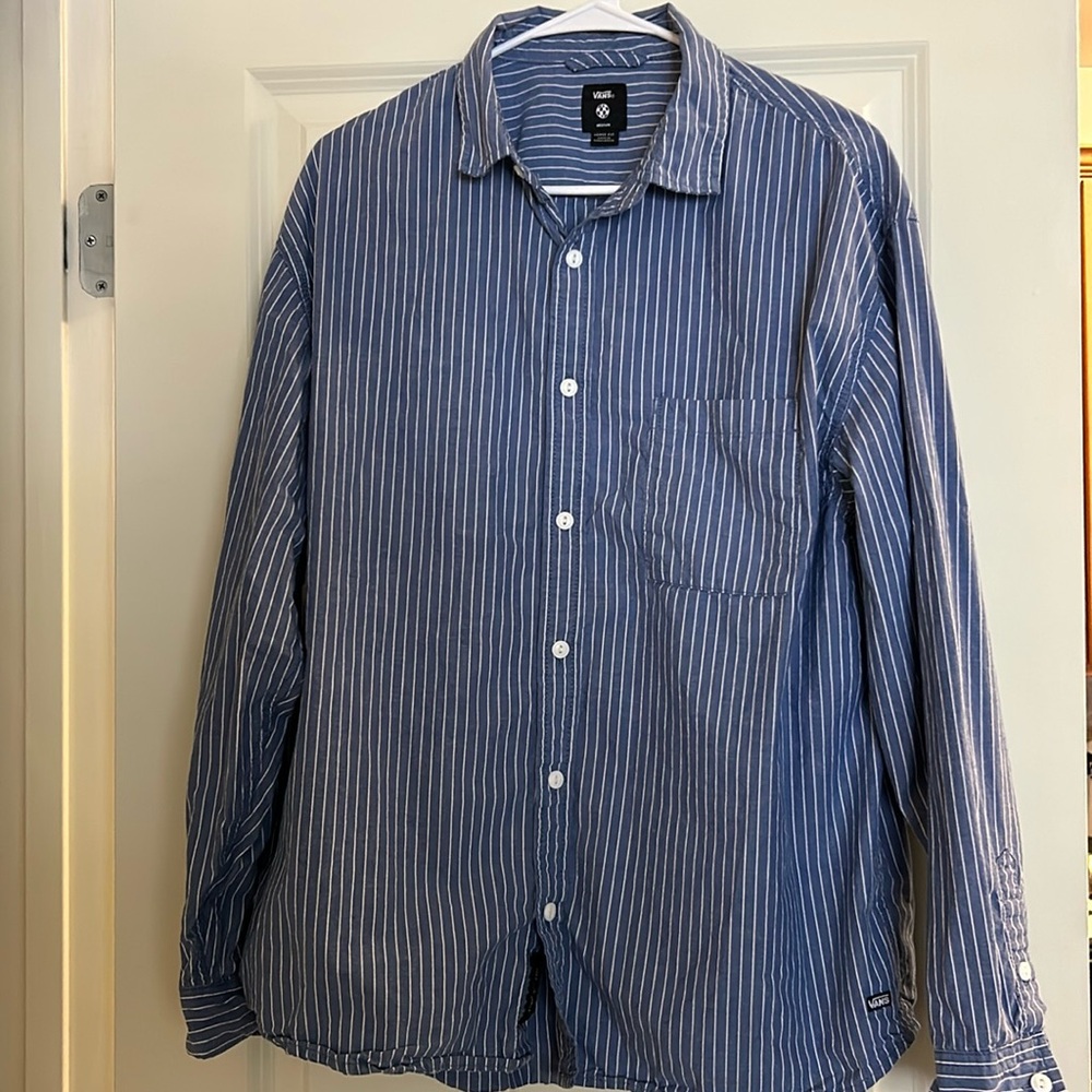 Vans long sleeve button up